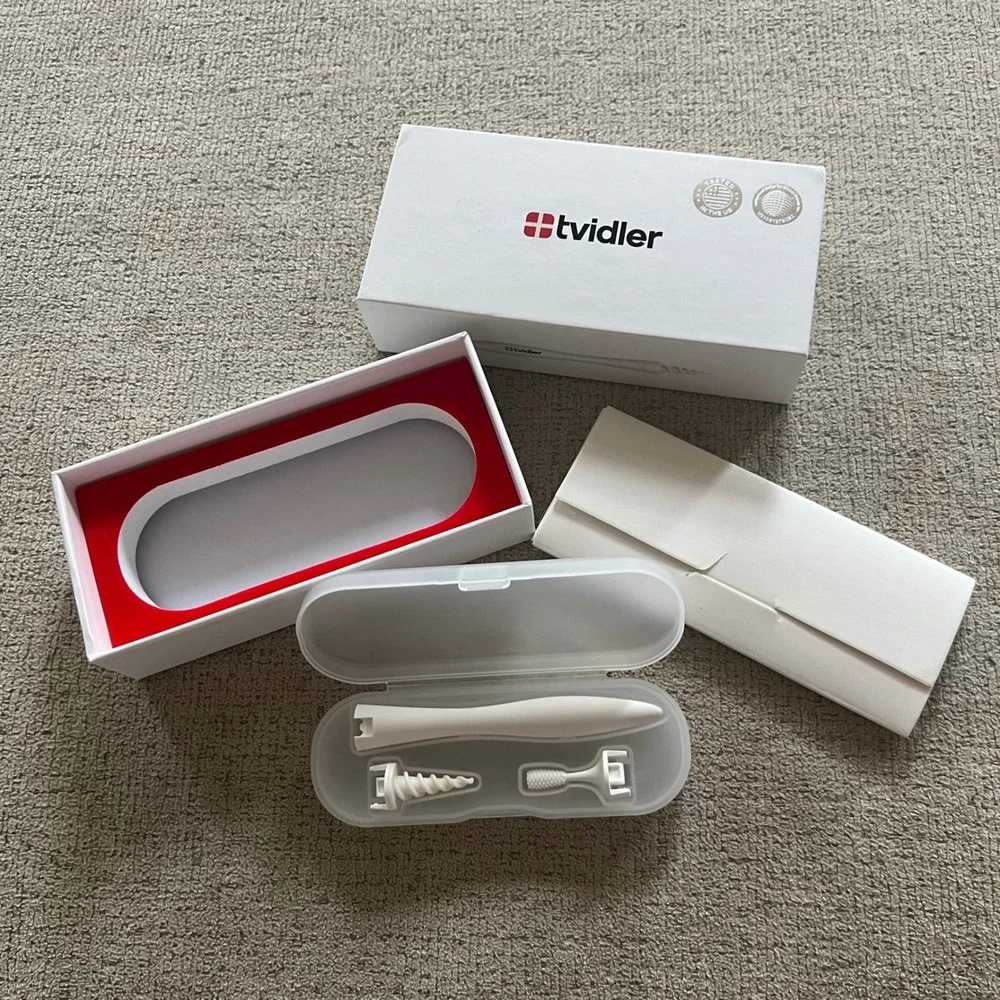 Tvidler Ear Wax Remover Tool Kit Spiral Silicone Ear Cleaner Tips Case New Open